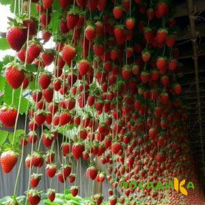 Клубника ампельная Анастасия купить по цене от 370р. в интернет-магазине «Посадика» с доставкой почтой в в Знаменске и по всей России – [изображение №1].